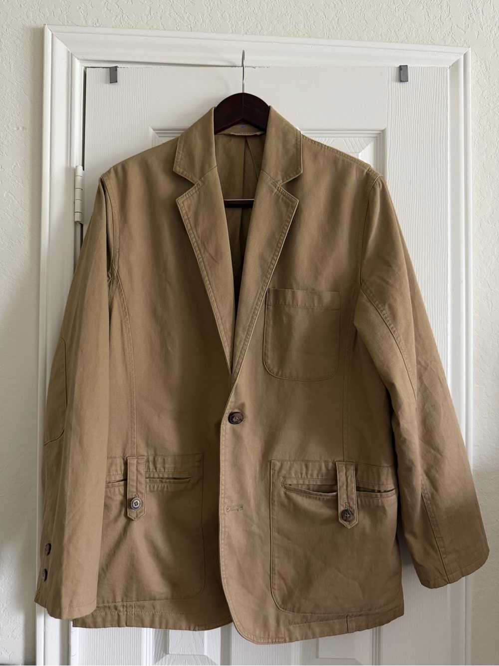 Duluth Trading Co. Men's Canvas Field Chore Utility Jacket, Pockets, Size Medium